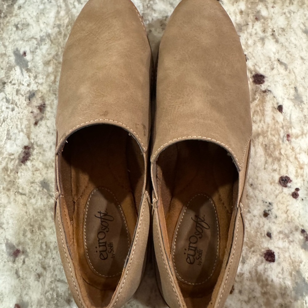 New Euro Soft womens Everett flats size 9.5 tan leather loafers fairycore - Picture 4 of 9
